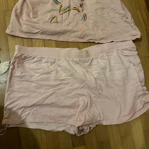Elvira pink pajama set like new