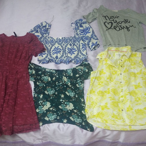 H&M women's clothing set, small size, 5 pieces