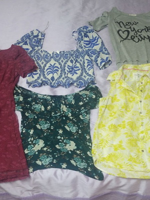 H&M women's clothing set, small size, 5 pieces