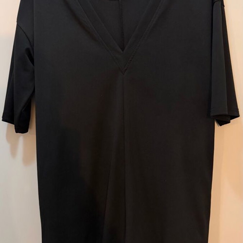 Shein black oversized one-piece suit like new, size L