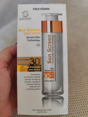 Frezyderm Color Velvet spf30 50ml καινούριο