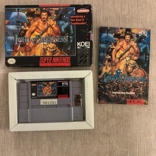 Lord of Darkness Super Nintendo SNES American used complete