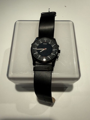 DKNY men's watch black with hands used