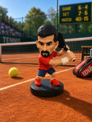 Φιγούρα Novak Djokovic 3D printed καινούργιο, υλικό PLA+