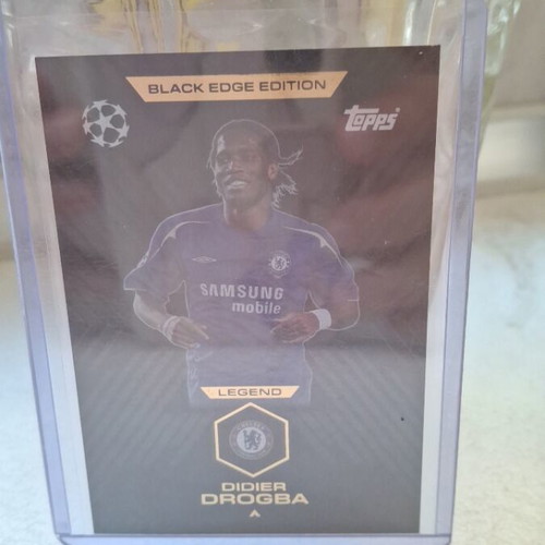 Didier Drogba Legend card Topps Black Edge Edition