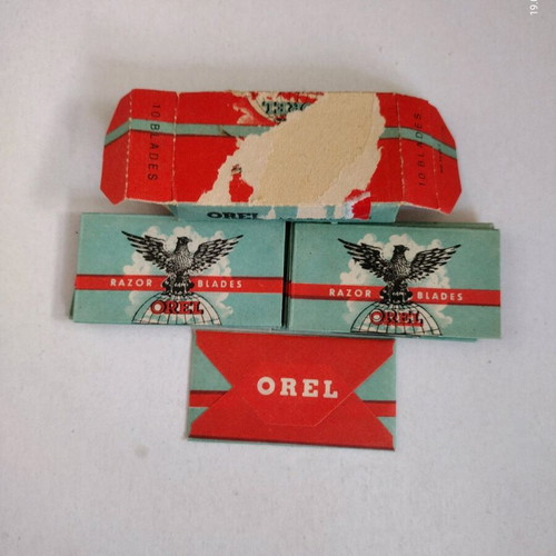 Orel razor blades 1941-1944, new, pack of 10, Germany