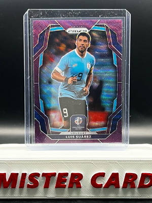 Panini Prizm Copa America 2024 Luis Suárez card like new, purple #103 Uruguay