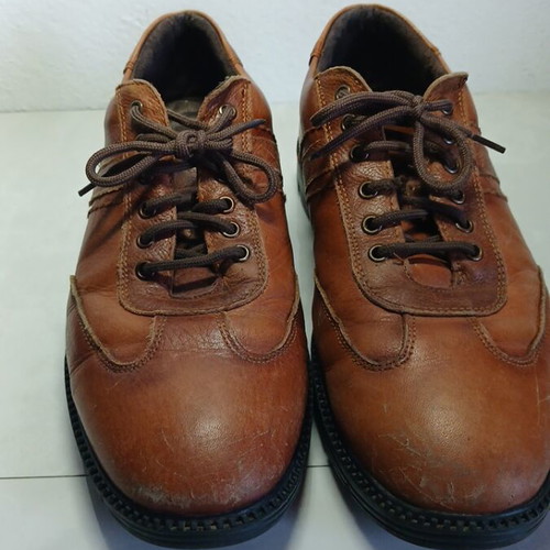 Men's shoes used, size 41, brown