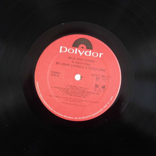 John Lennon & Yoko Ono Milk and Honey vinyl used, pop