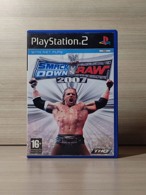 WWE SmackDown! vs. Raw 2007 παιχνίδι PS2, αγγλική έκδοση