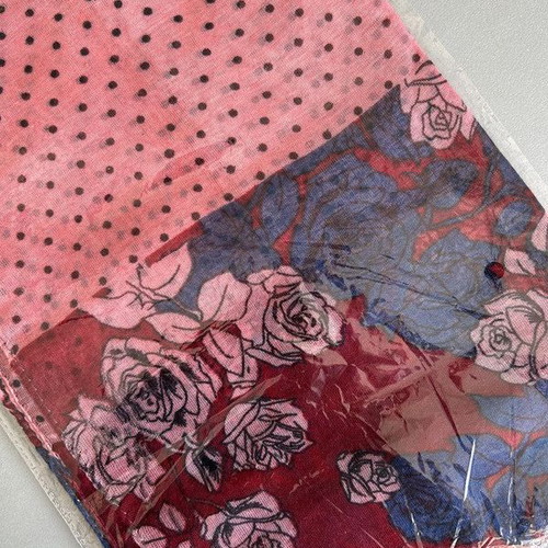 Women's scarf new red and pink