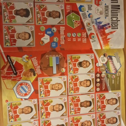 Panini Fifa 365 2018 football album used, complete