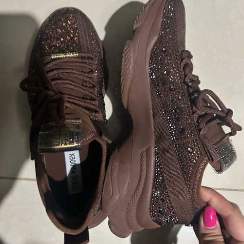 Steve Madden sneakers like new, brown, size 39
