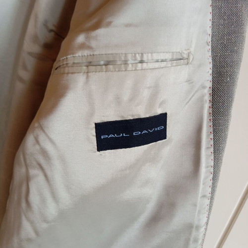 Paul David men's linen jacket like new XXL