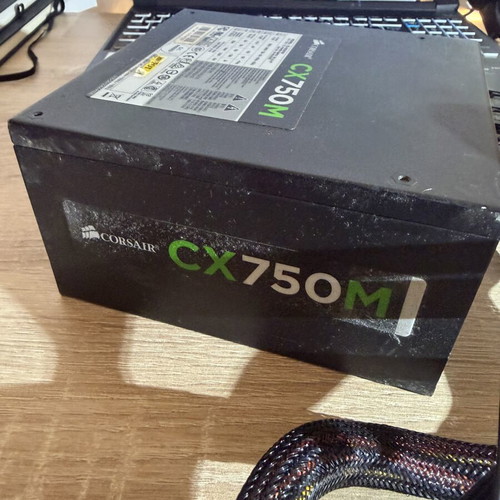 Corsair CX750M power supply, faulty, overheats and shuts down