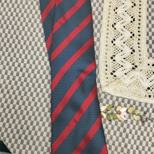 Ties like new, blue and red