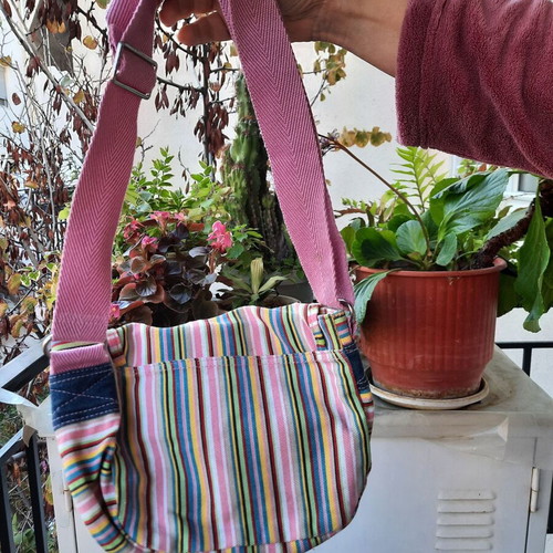 Prenatal shoulder bag for girls like new, multicolored