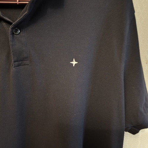 Stone Island polo shirt used, size XL, authentic with collar wear