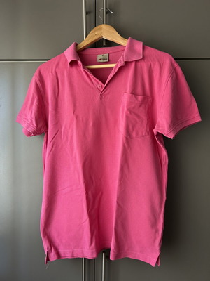 Men's polo shirt pink, like new, size M
