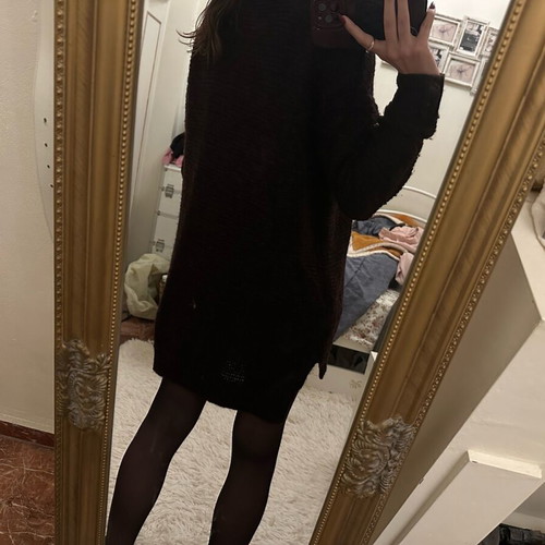 Zara sweater dress like new, brown