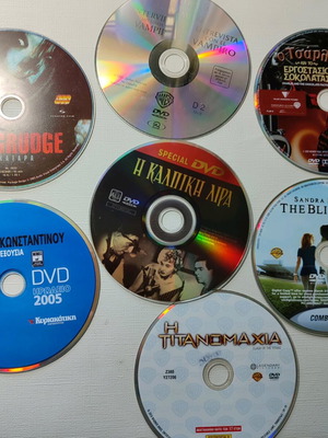 DVDs used, pack with The Blind Side, The Grudge, Clash of the Titans
