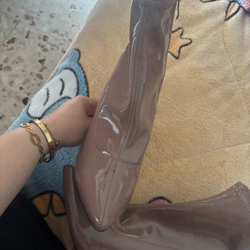Migato brown high heel boots like new