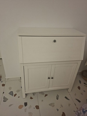 Secretary white furniture like new with storage space