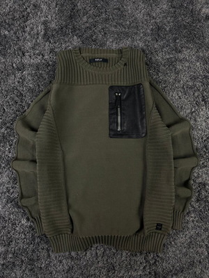Replay Knitwear Sweater men's pullover like new, green, size S