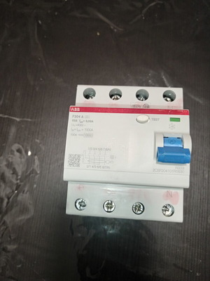 ABB F204 A Four-Pole RCCB Residual Current Circuit Breaker Like New