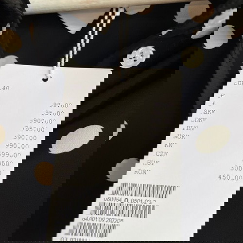 Рокля Paris Atelier & Other Stories черна на точки нова с етикет