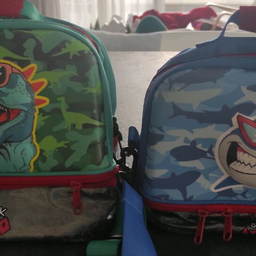 Insulated bags like new, set of 3 for kindergarten
