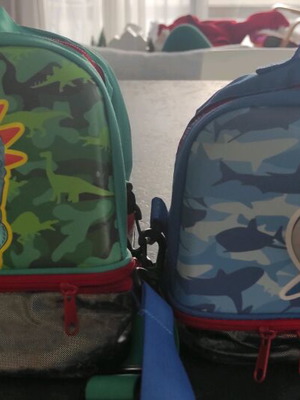 Insulated bags like new, set of 3 for kindergarten