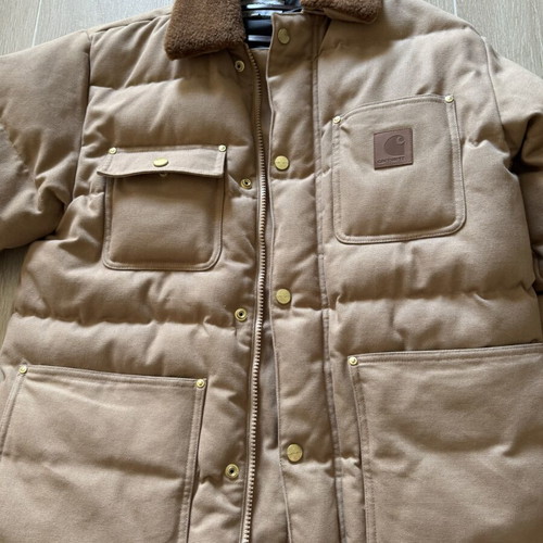Carhartt Railer jacket, beige and brown, size M