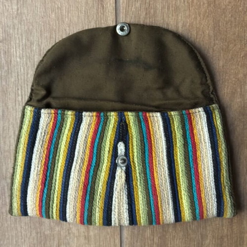Zara clutch bag, multicolour, lined with inner zip pocket and card slots, 21x12cm
