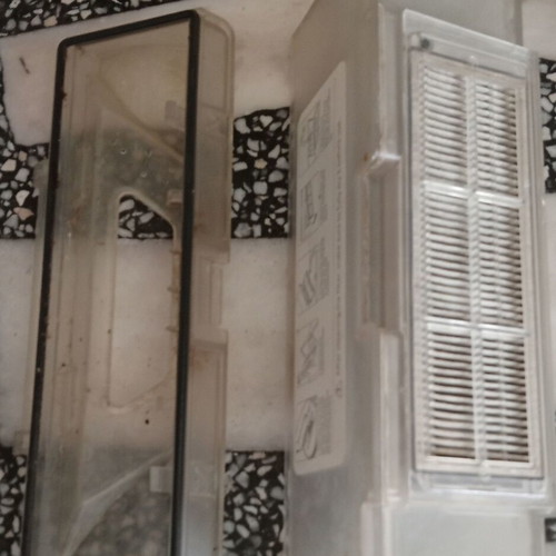 Xiaomi mop2 lite dust container used with filter and main brush