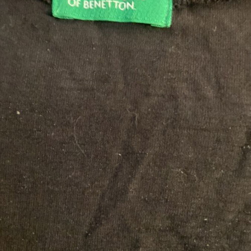 Benetton turtleneck blouse M used, black
