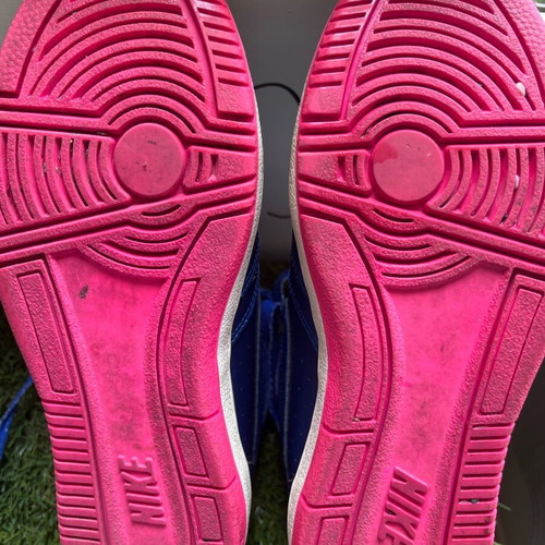 Nike Force sneakers blue with fuchsia details size 38.5 like new