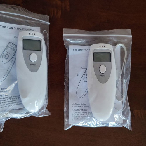 Contactless alcohol meter new for breathalyzer test