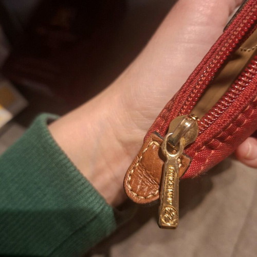 Longchamp coin purse used red