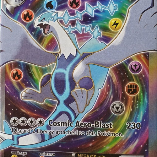 Pokemon Mega Lugia fanmade card in excellent condition