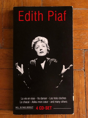 Edith Piaf 4 CD collection like new with booklet and case