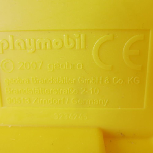 Playmobil yellow carry case used