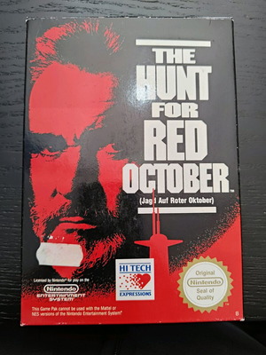 Nintendo NES παιχνίδι The Hunt for Red October μεταχειρισμένο, πλήρες σε κουτί