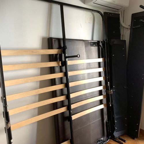 Double metal bed used, length 2m, width 1.5m