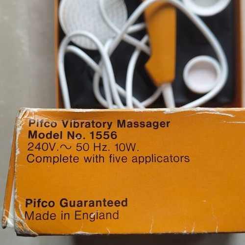 Pifco vibrator massager like new, vintage 1970