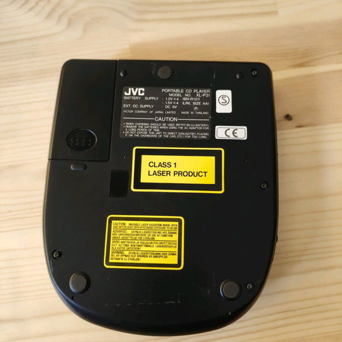 JVC CD player XL-P31 with headphones