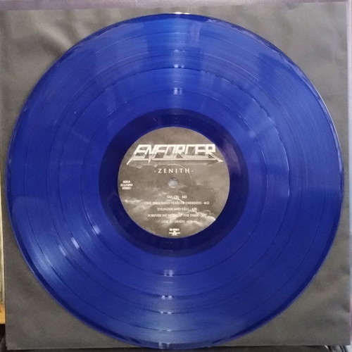 Enforcer Zenith LP 2019 used, limited edition blue vinyl