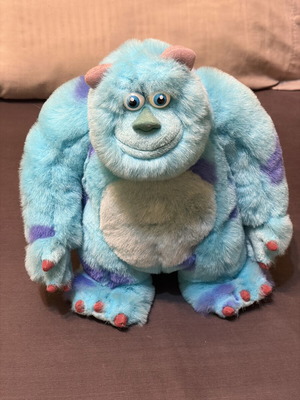 Λούτρινο παιχνίδι Disney Sulley Sullivan από την ταινία Monsters Inc 2000 μεταχειρισμένο, 32cm
