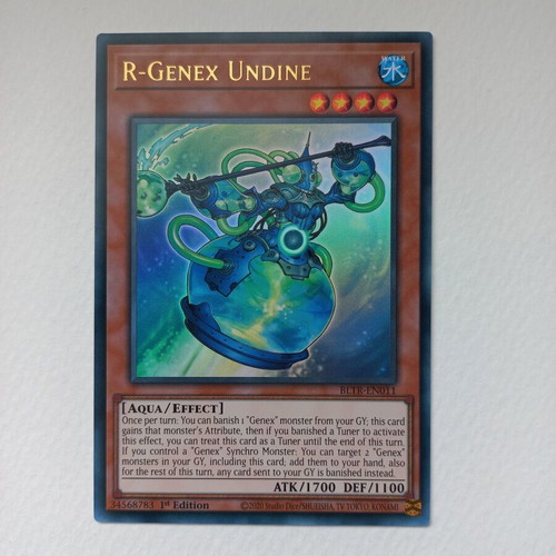 R-Genex Undine Yu-Gi-Oh! Card like new -  0,55 - Vendora.cy