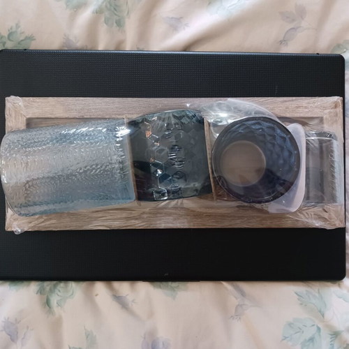 Glass set for tealights new